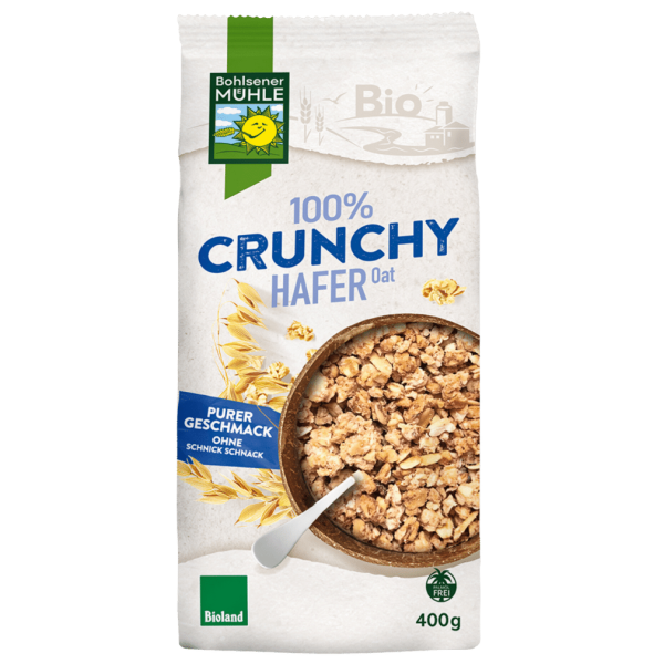 Bohlsener Mühle Bio Crunchy 100% Hafer