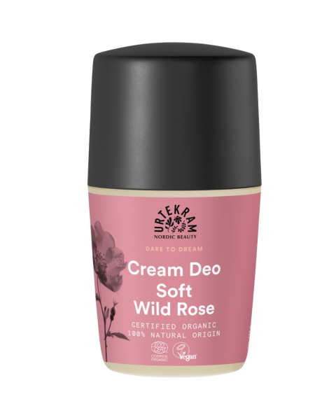 Urtekram Soft Wild Rose Cream Deo, 50 ml