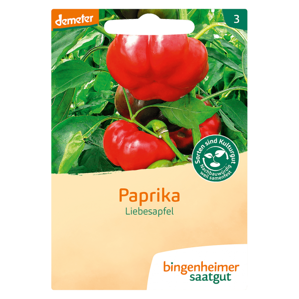 Bingenheimer Saatgut Bio Paprika Liebesapfel