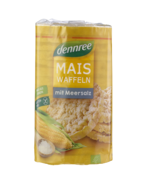 dennree Bio Maiswaffeln mit Meersalz