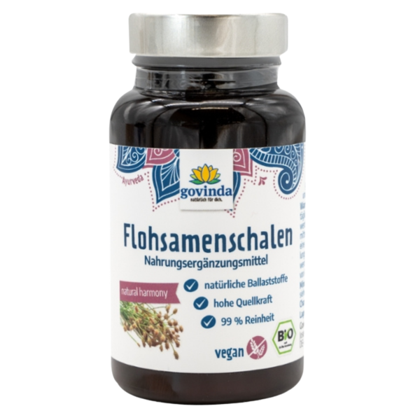 Govinda Bio Flohsamenschalen-Kapseln, 53,6g
