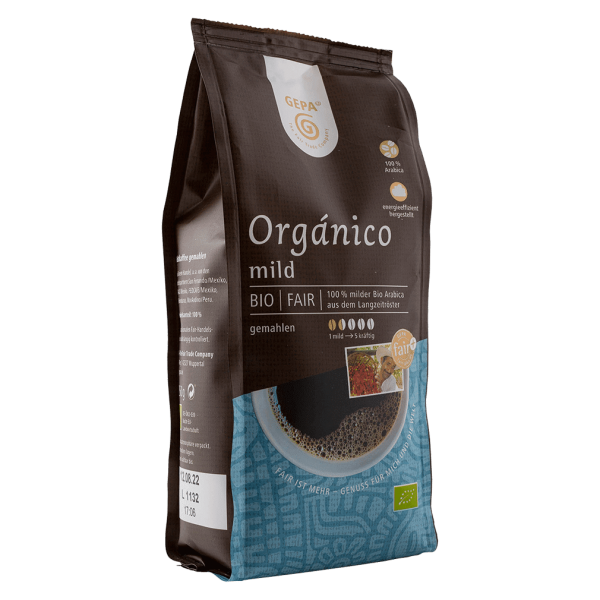 GEPA Bio Café Organico Mild, gemahlen, 250g MHD 27.04.2024