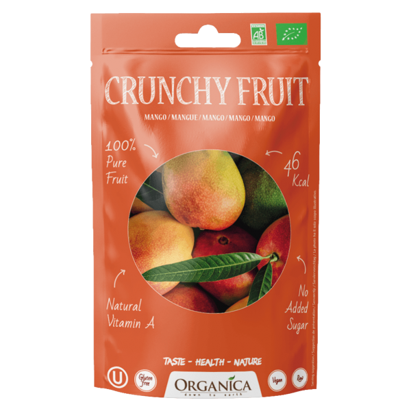 Organica Bio Crunchy Fruit, Mango