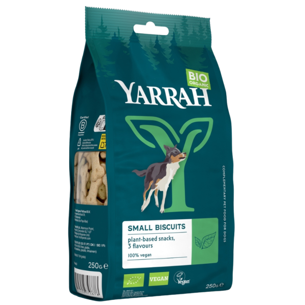 Yarrah Bio Hund Snack Kekse Vegan MHD 30.09.2025