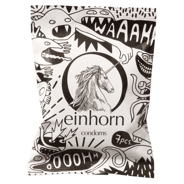 einhorn Vegane Kondome Spermamonster 7 St Packung