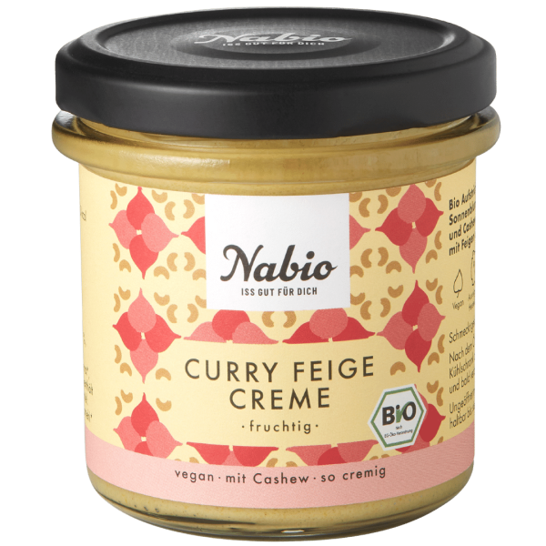 NAbio Bio Cashew Curry Feige Creme