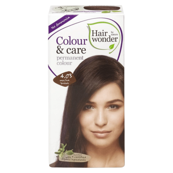 Hairwonder Farbe &amp; Pflege Mokkabraun 4.03