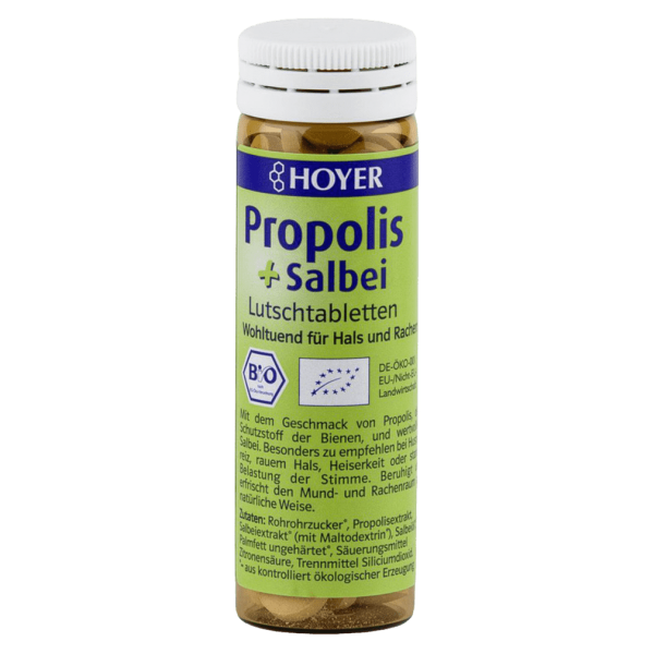 Hoyer Bio Propolis + Salbei Lutschtabletten 60St