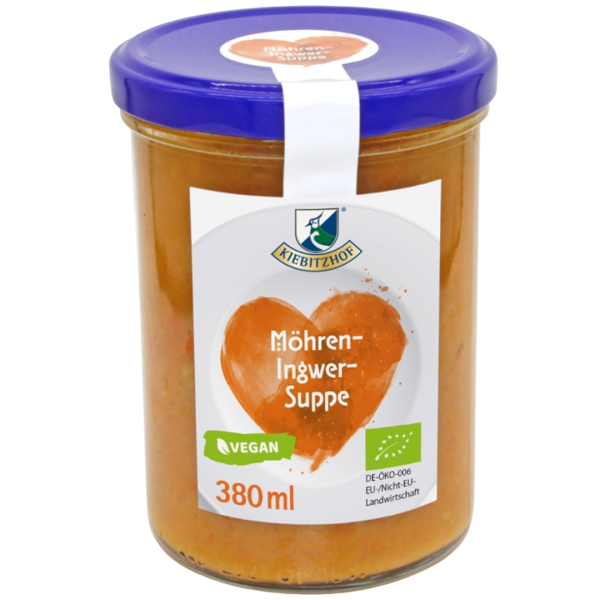 Kiebitzhof Bio Möhren-Ingwer Suppe