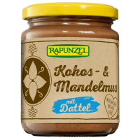 Rapunzel Bio Kokos- & Mandelmus mit Dattel Rapunzel Bio Kokos- & Mandelmus mit Dattel