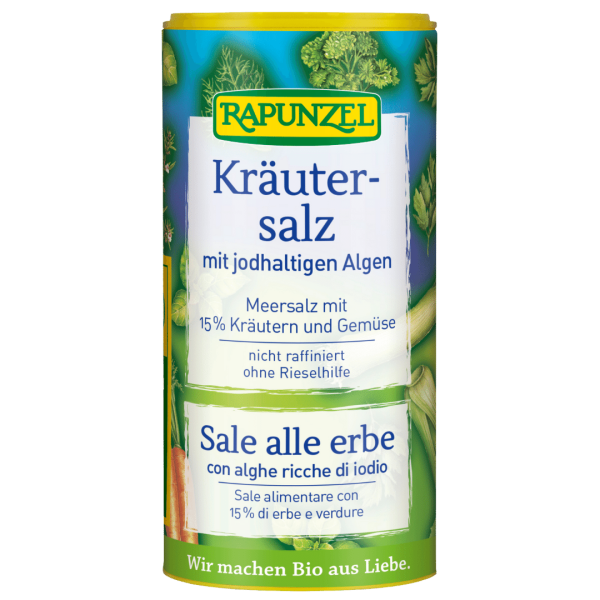 Rapunzel Bio Kräutersalz jodiert mit 15% Kräutern und Gemüse