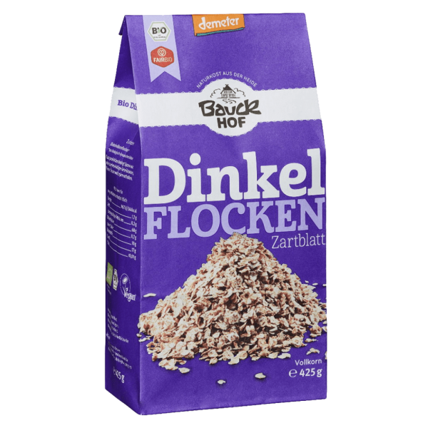 Bauckhof  Bio Dinkelflocken Zartblatt, 425g
