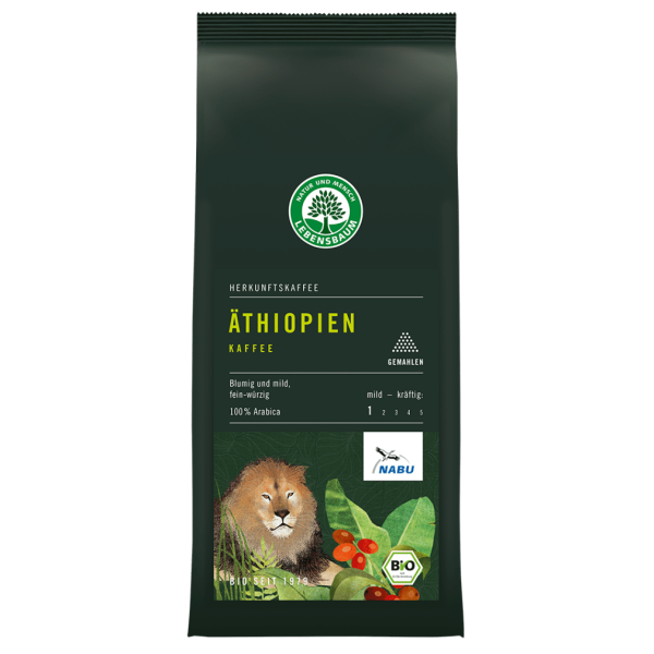 Lebensbaum Bio Äthiopien Kaffee gemahlen