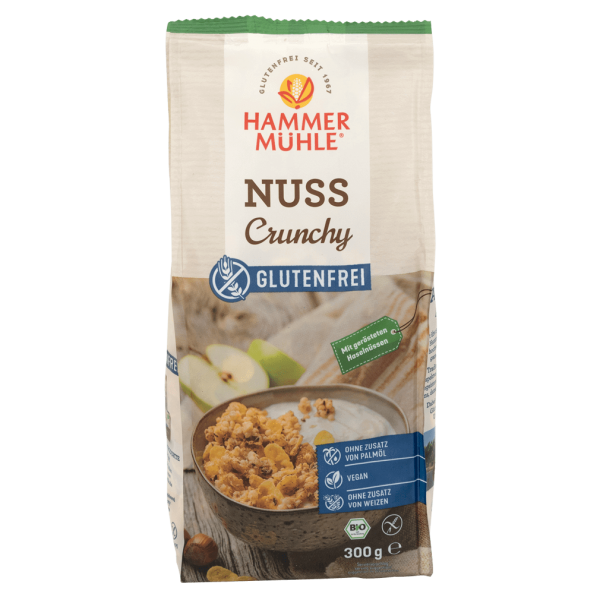 Hammer Mühle Bio Nuss Crunchy glutenfrei, 300g