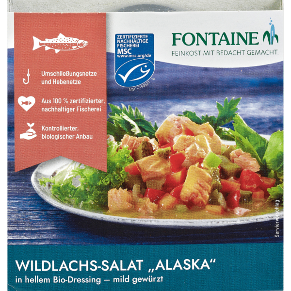 Fontaine Wildlachs-Salat Alaska