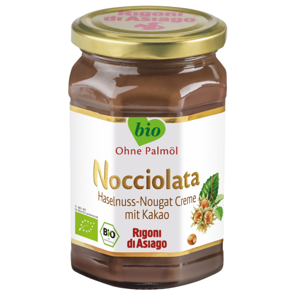 Rigoni di Asiago Bio Nocciolata Haselnusscreme milchfrei, 0,65 kg