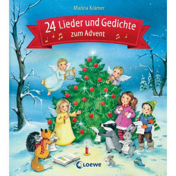 Loewe Verlag 24 Lieder und Gedichte zum Advent