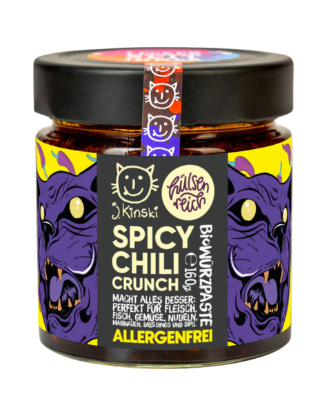 J. Kinski Bio Spicy Chili Crunch