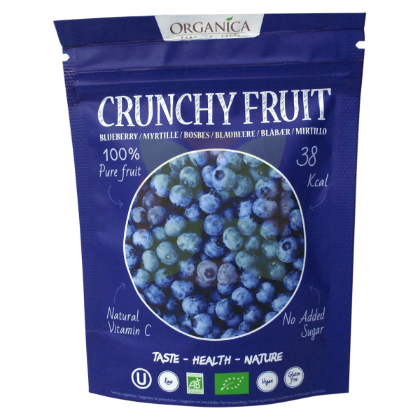 Organica Bio Crunchy Fruit, Blaubeeren