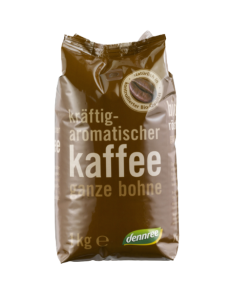 dennree Bio Arabica, ganze Bohne, 1kg