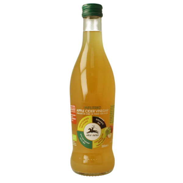Alce Nero Bio Apfelessig ungefiltert aus den Dolomiten, 500 ml