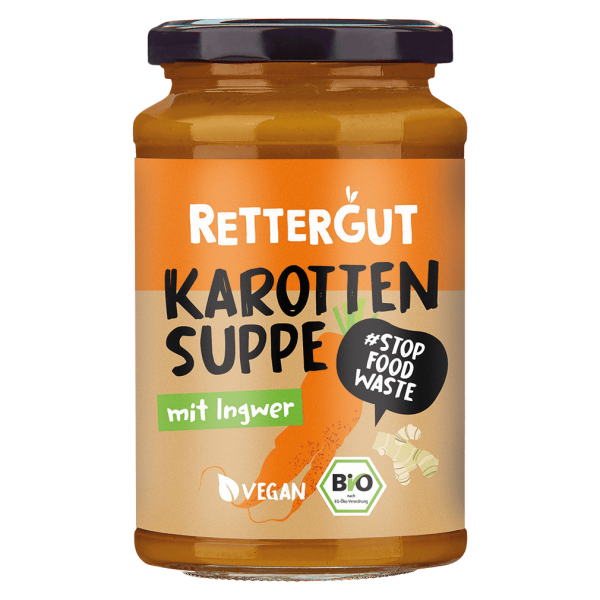 Rettergut Bio Karottensuppe mit Ingwer