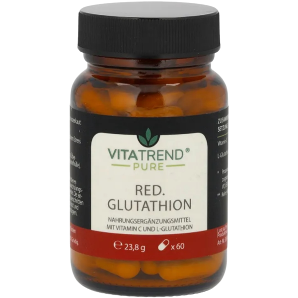 vitatrend Reduziertes Glutathion mit Vitamin C, 60 Kapseln