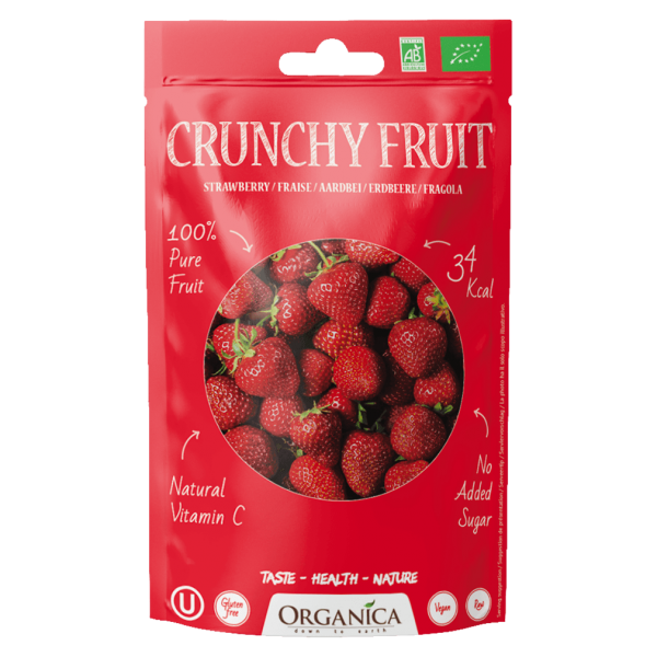 Organica Bio Crunchy Fruit, Erdbeeren