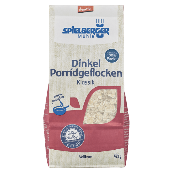 Spielberger Bio Dinkel Porridgeflocken Klassik