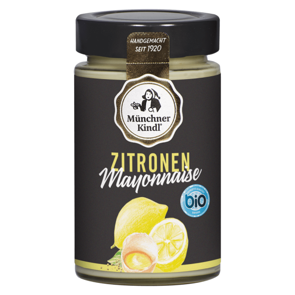 Münchner Kindl Bio Zitronen Mayonnaise MHD 20.11.2023