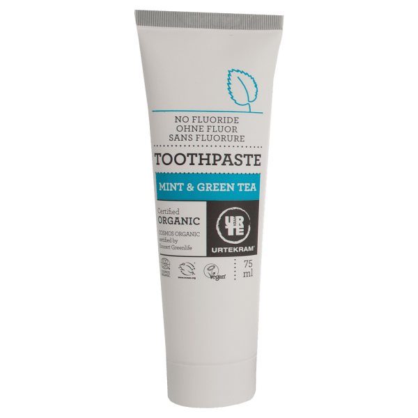 Urtekram Zahnpasta Mint &amp; Green Tea, 75ml