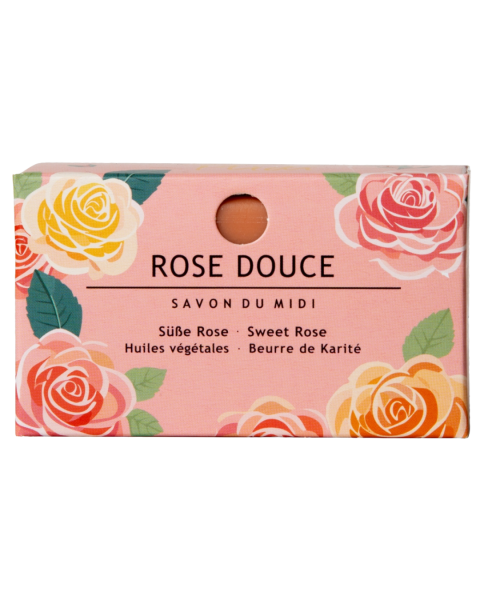 Savon Du Midi Karité Seife Rose Douce - im Designkarton