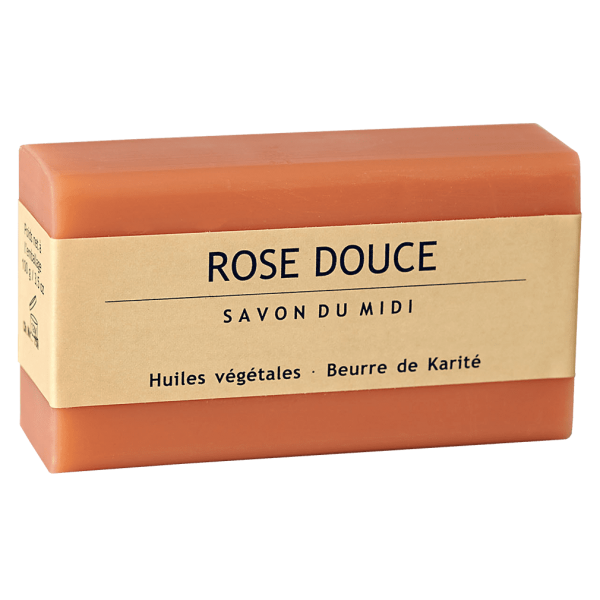 Savon Du Midi Karité-Seife Rose Douce 100g