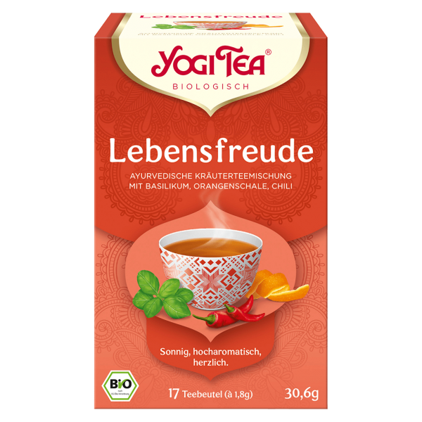 Yogi Tea Bio Kräutertee Lebensfreude