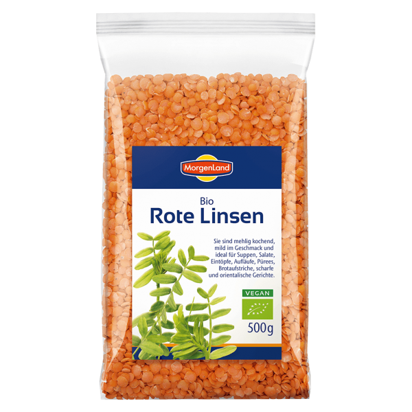 MorgenLand Bio Rote Linsen