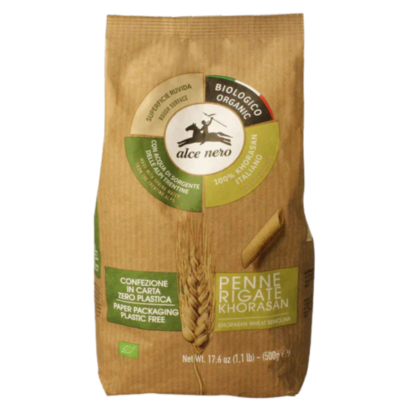 Alce Nero Bio Penne aus Khorasan-Weizen
