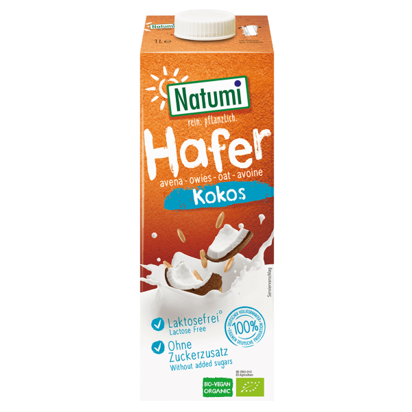 Natumi Bio Hafer Drink Kokos MHD 20.04.2023
