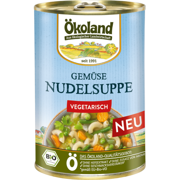 Ökoland Bio Gemüse-Nudelsuppe