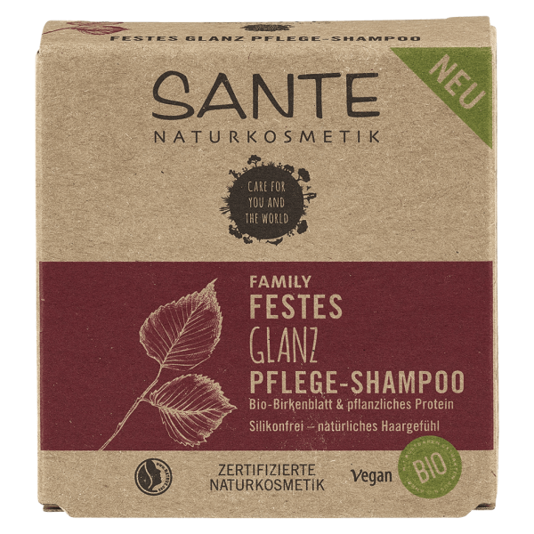 Sante Naturkosmetik Festes Shampoo 2in1 Glanz