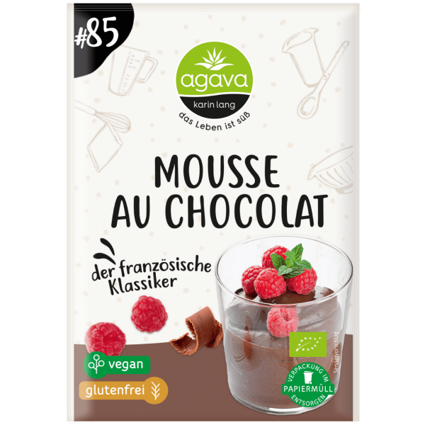 agava Bio Mousse au Chocolat