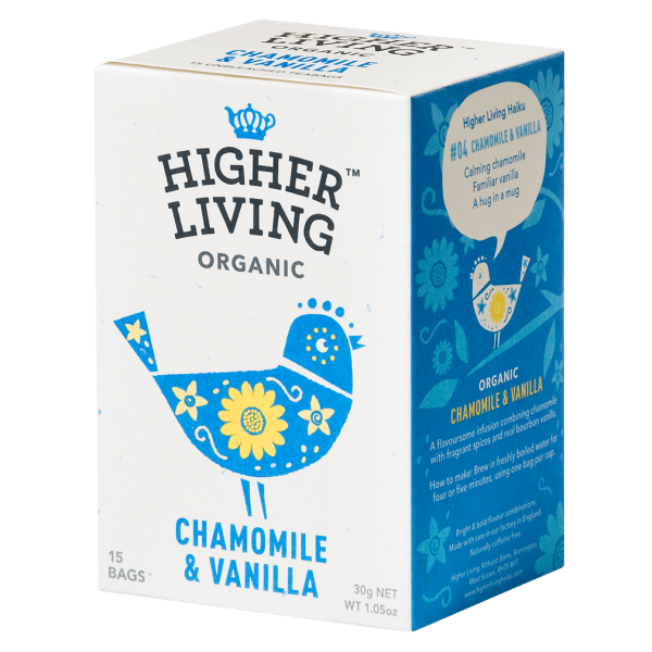Higher Living Bio Kamille &amp; Vanille, 15Btl