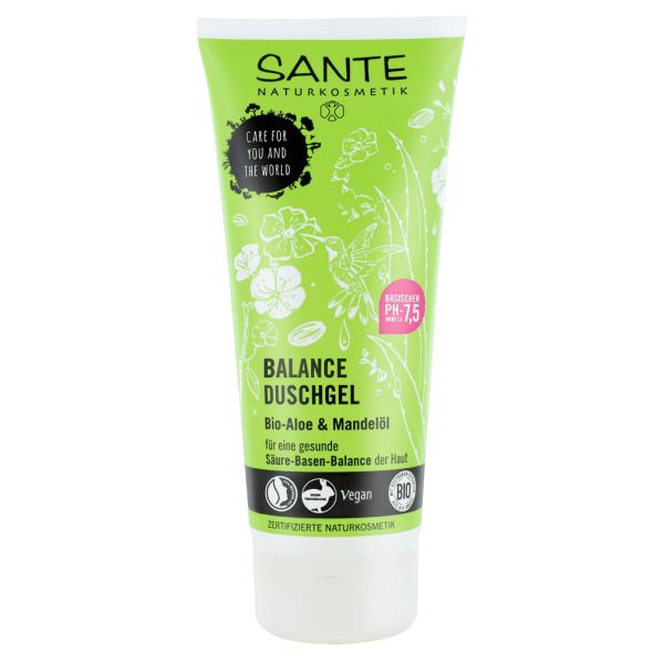 Sante Naturkosmetik Duschgel Balance, Aloe Vera &amp; Mandelöl