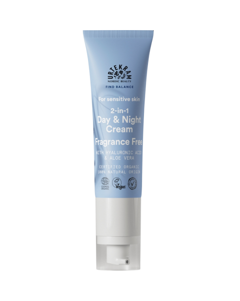 Urtekram Fragrance Free Sensitive Skin 2-in-1 Day &amp; Night Cream 50 ml