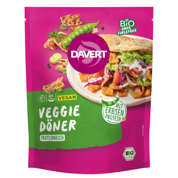 Davert Bio Veggie Döner mit Erbsenprotein 68g