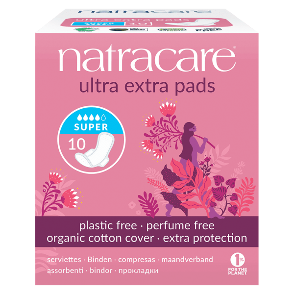 Natracare Damenbinden Ultra Extra Super mit Flügeln