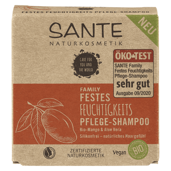 Sante Naturkosmetik Festes Shampoo Pflege-Feuchtigkeit