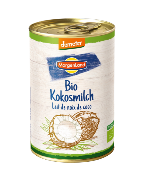 MorgenLand Bio Kokosmilch demeter, 400 ml
