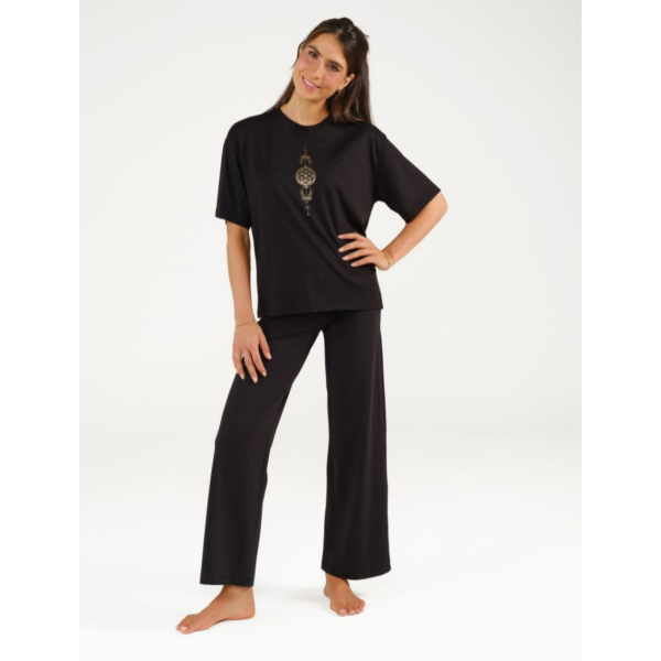Spirit of Om Yoga Hose Calana - schwarz