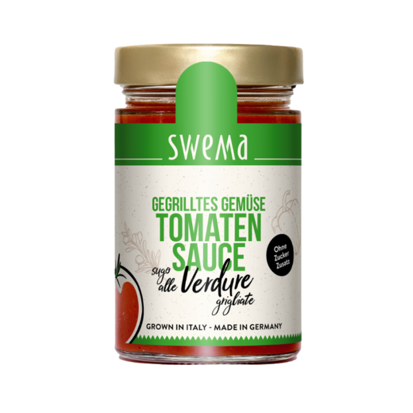 SweMa Bio Tomatensauce - gegrilltes Gemüse