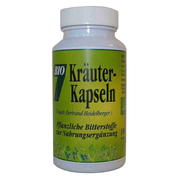 Gesund & Leben Bio 7 Kräuter-Kapseln 100 Stück